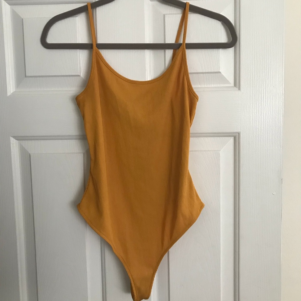 Gold high waisted body suit